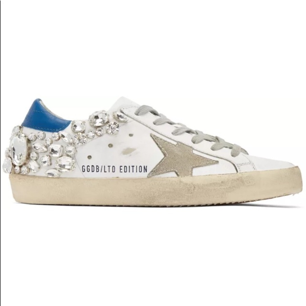 🌺 SOLD 🌺 Golden Goose Bedazzled SuperStar US8